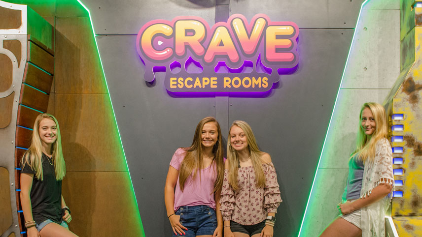 Crave Golf Club escape rooms