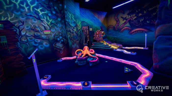 mini golf electric edging